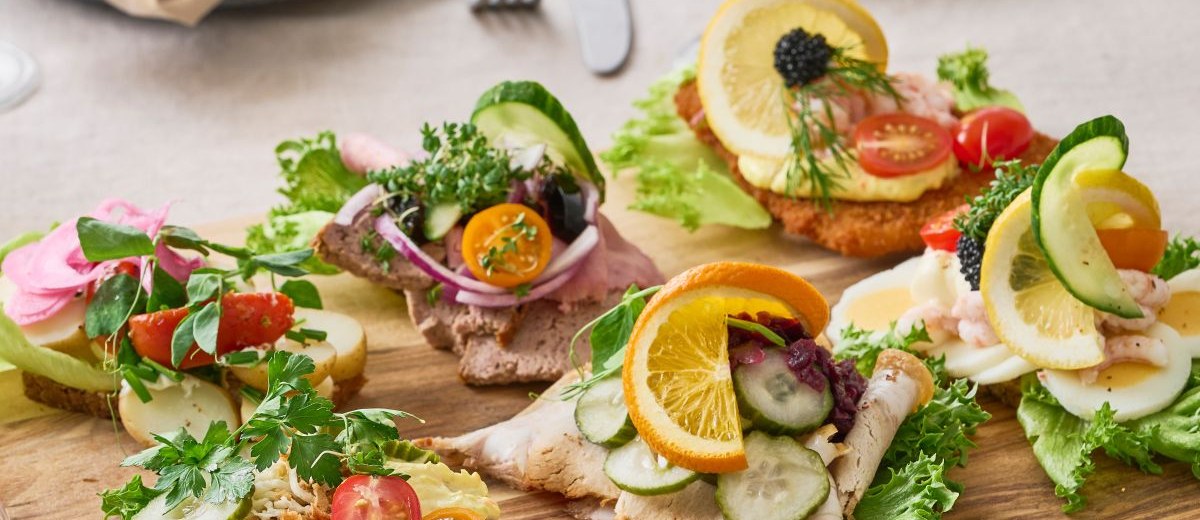 Luksussmørrebrød - 3 stk. uspecificeret