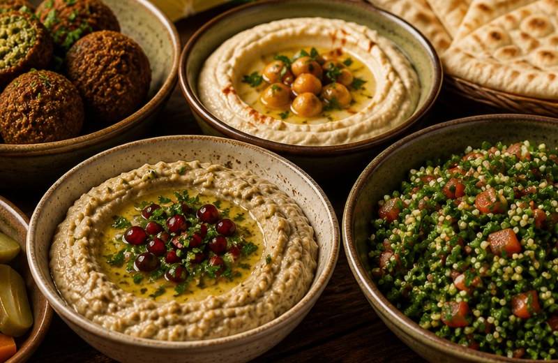 Halal Menu A – Mellemøstlig Meze