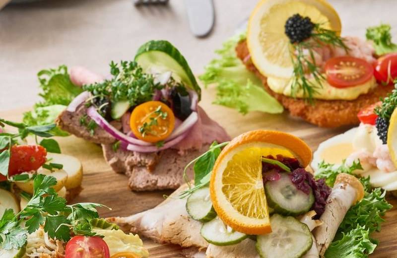 Luksussmørrebrød - 3 stk. uspecificeret