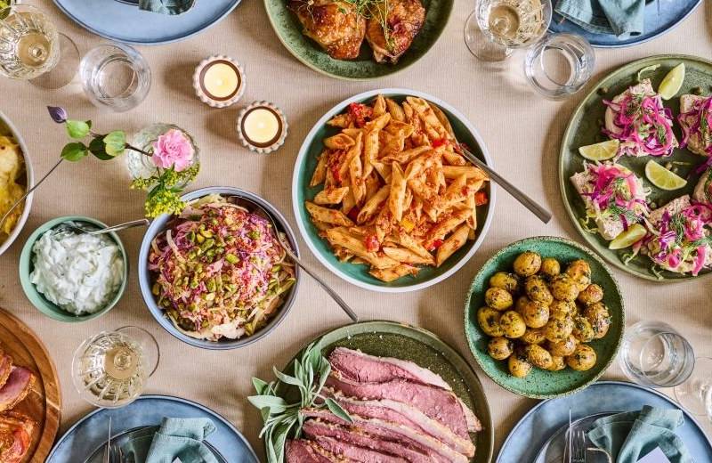 Kæmpe Konfirmationsbuffet